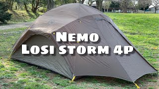 【キャンプ道具】NEMO LOSI STORM 4P