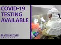 COVID-19 testing available at K-State