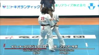 【新極真会】 The 11th World Karate Championship Women 1st round6 Irina Kriazheva vs Zsofia Szabo