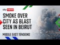 Watch live: Blasts heard after Israeli military tells part of Beirut to 'evacuate immediately'