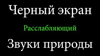 Звуки природы для глубокого сна - черный экран со звуками птиц