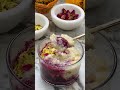 shorts rice kheer with berry compote