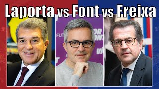 The First Debate: Laporta vs Font vs Freixa