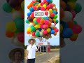 It can possible to make Store fly by using ballons #shorts #ytshorts @MrBeast  #balloon #fun #magic