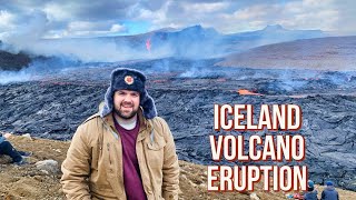 Iceland Volcano Eruption 2021, Hiking to Mount Fagradalsfjall 🇮🇸
