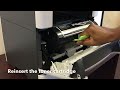 how to replace a lexmark mx410de imaging unit