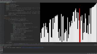 Bubble sort visualized with Python