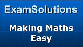 Discrete Random Variables : S1 Edexcel June 2012 Q1(a) : ExamSolutions Maths Tutorials