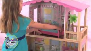 Girls KidKraft Suite And Sunny Barbie Dollhouse 65184 http   wooden toys direct co uk