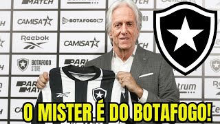 CONTRATAÇÃO HISTÓRICA! JORGE JESUS ACABA DE SER ANUNCIADO COMO NOVO TÉCNICO DO BOTAFOGO!