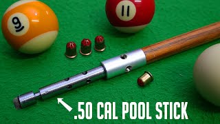 My pool stick is stronger than yours