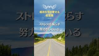 【成功を引き寄せる名言集】ストレス低減 成功 金運 富 豊かさ 引き寄せ 名言 心理学 自己啓発 アファメーション マインドフルネス瞑想ガイド #Shorts