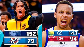 NBA "BIGGEST Point Differential in NBA HISTORY! 😱" MOMENTS