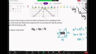 Deriving the Distance Formula Using the Pythagorean Theorem