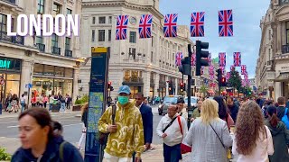 London walk | MAYFAIR tour & Oxford Circus, Regent Street | 🇬🇧 London tour (May 2022) [4K HDR]