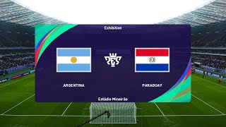 PES 2021 | Argentina vs Paraguay - South America World Cup Qualification | 13/11/2020 | 1080p 60FPS