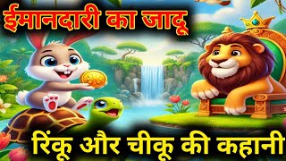 ईमानदारी का जादू रिंकू और चीकू की कहानी।Moral story||Cartoon Video||Cartoon stories||| Hindi stories