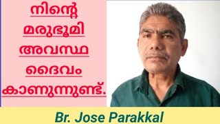 നിൻ്റെ മരുഭൂമി അവസ്ഥയിൽ ദൈവം ഇടപെടും.(Br. Jose Parakkal)