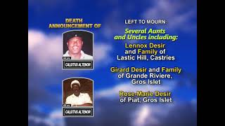 Calixtus Altenor ~ Long Obituary