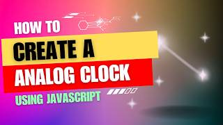 Build a Stylish Analog Clock using HTML, CSS & JavaScript | Real-Time Clock Animation | #javascript