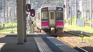 奥羽本線2434Ⅿ 701系電車(秋田駅発車)