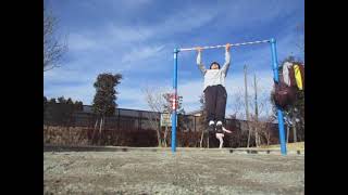 筋トレマッスルアップ113回(1セット) 懸垂とディップスを同時に 113 Muscle ups in one set