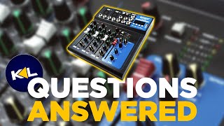 Yamaha F4-BT Mixer Questions Answered! | Tutorial