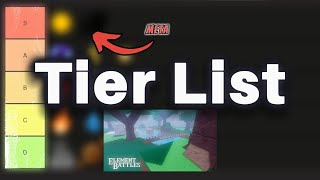 Element Battles Tier List | Roblox