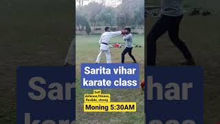 karate padding with defence || Atteck and block