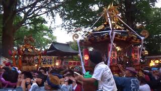 平成27年 神奈川県綾瀬市深谷 深谷神社例大祭　神輿宮入り