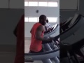 Cassper Nyovest in Gym