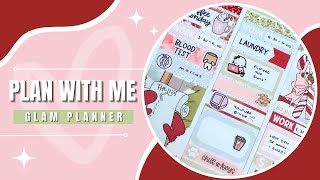 PLAN WITH ME | GLAM PLANNER