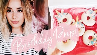 Going Blonder, Birthday Prep (\u0026 Unicorn Donuts!) | Hello October Vlogtober Day One