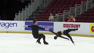 Audrey Shin \u0026 Balazs Nagy | Pairs Practice | 2025 Prevagen U.S. Figure Skating Championships