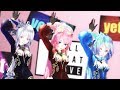 [MMD] - on stage - [A]ddiction Tda Luka Miku Haku