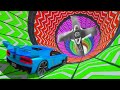 Survive The Rainbow Obstacle Tunnel At 450mph Gta 5 Funny Moments