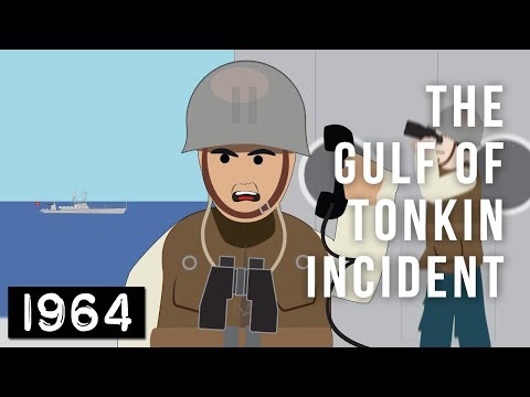 What was the Gulf of Tonkin incident and how did it lead to the Vietnam War?