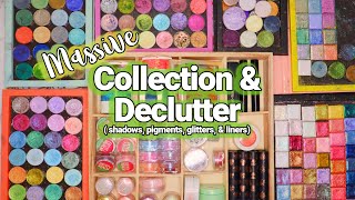 Decluttering My Massive Makeup Collection! | Single Eye Products Collection \u0026 Declutter 2025