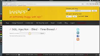54 Time Based Blind SQL Injection