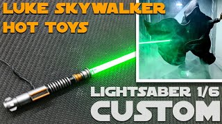 Luke Skywlaker lightsaber CCFL custom hot toys