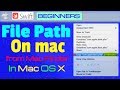 macOS, Tricks : How to Copy a File Path as Text from Mac Finder in Mac OS X