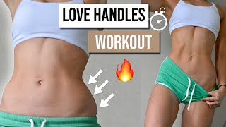 8 BEST EXERCISES TO LOSE LOVE HANDLES In 14 Days 🔥 Belly Fat & Obliques Workout - At Home