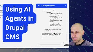 Using AI Agents in Drupal CMS