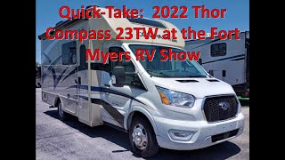 Quick-Take:  2022 Thor Compass 23TW AWD B+ Class RV at The Fort Myers RV Show