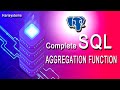 SQL aggregate functions | postgreSQL for beginners | harisystems