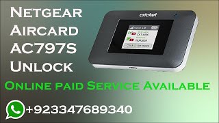 How to Unlock Netgear Aircard AC797s ll All Netgear models Unlockingll 100 % Working