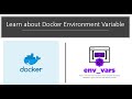 Learn about Docker Environment Variable
