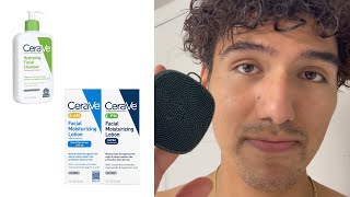 Silicone Face Scrubber and CeraVe Review