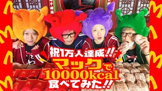 【こどちゃねる】「第31話：祝1万人達成!!マックで10000kcal食べてみた!!」