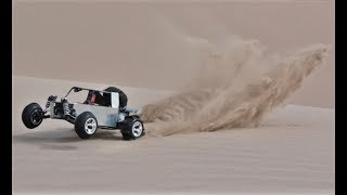 Brushless Duratrax Evader Ford Raptor and Sandrail Hit the Dunes!